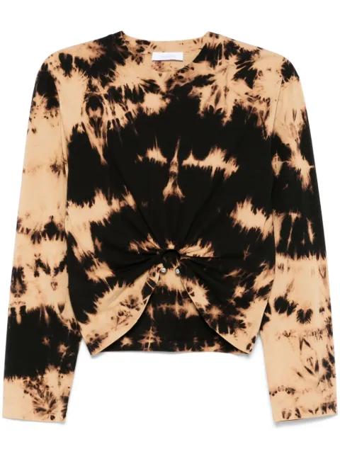 abstract-print T-shirt by RABANNE