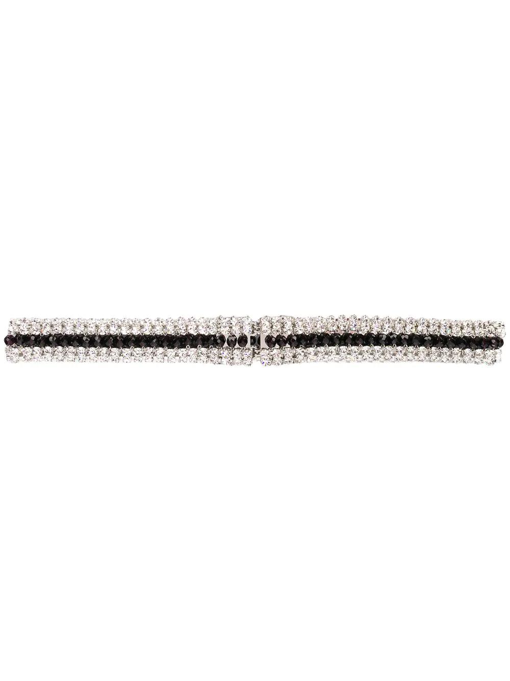 bead and crystal-embellished waist belt by RABANNE