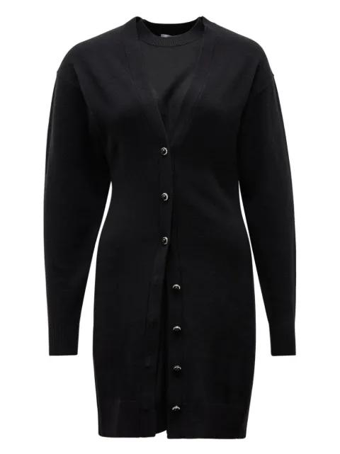 button-embellished chain-detail mini dress by RABANNE