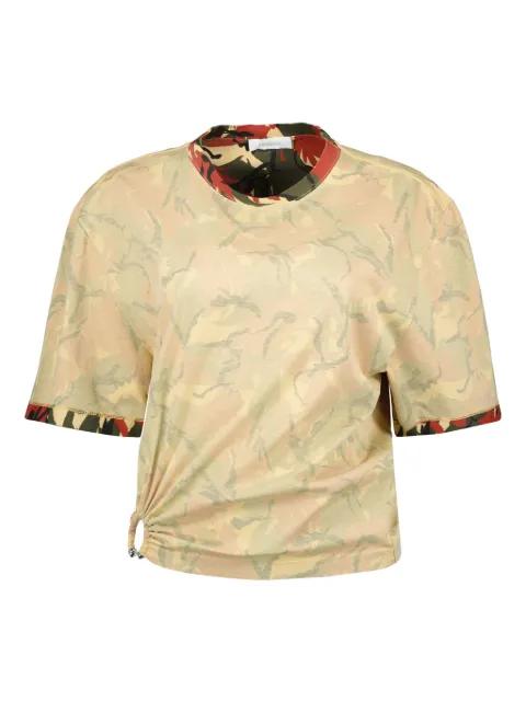 camouflage-print T-shirt by RABANNE