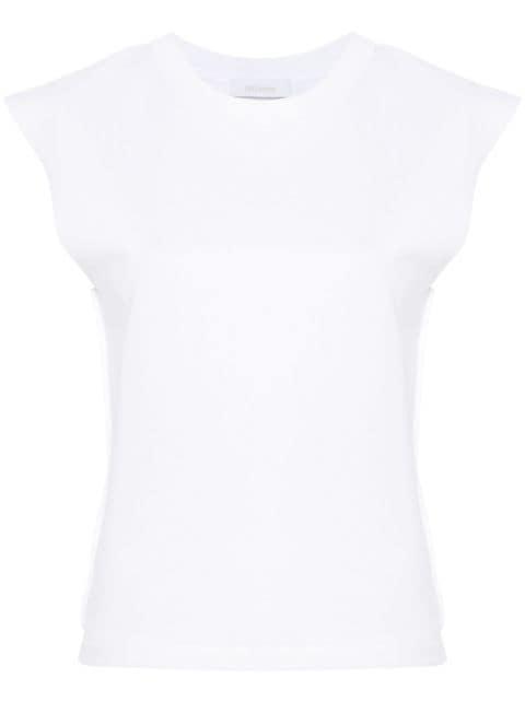 chain-detail cotton T-shirt by RABANNE