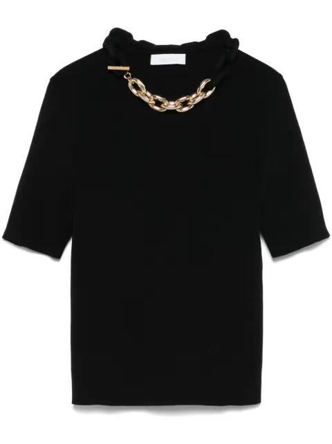 chain link-detail top by RABANNE