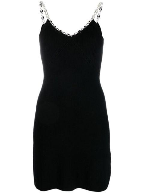 chain-straps mini dress by RABANNE