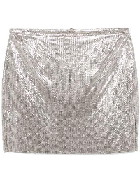 chainmail mini skirt by RABANNE