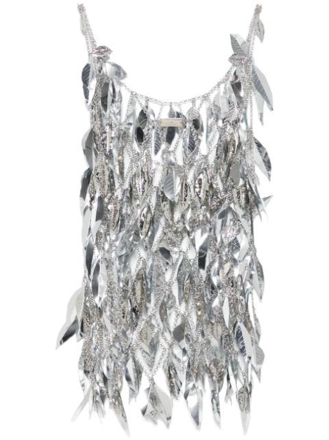 chainmail scoop-neck top by RABANNE