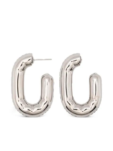 chunky-hoop earrings by RABANNE