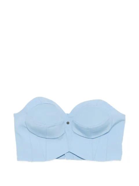 corset-style cropped top by RABANNE