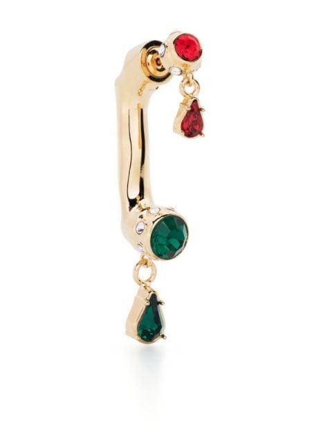 crystal-embellished drop earring by RABANNE