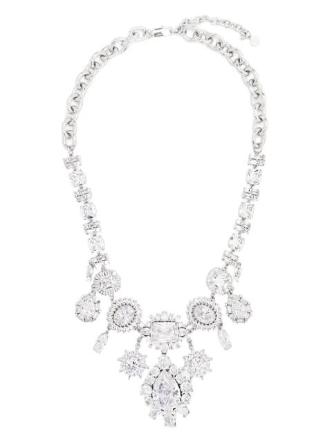 crystal-embellished necklace by RABANNE