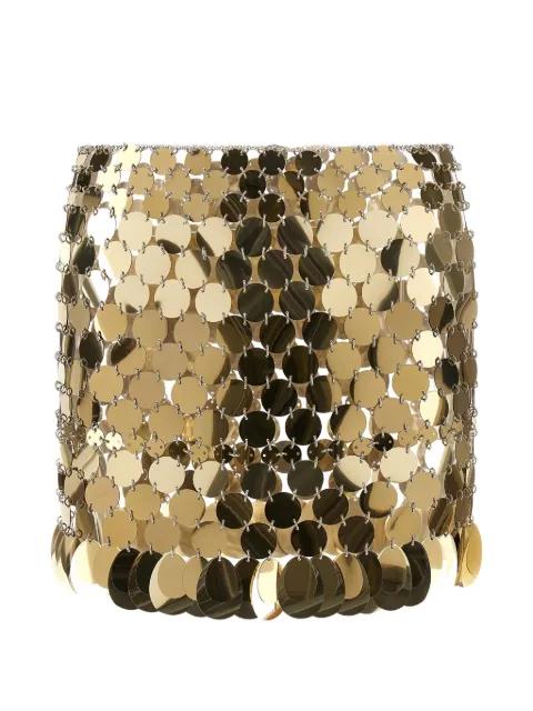 disc-embellished skirt by RABANNE