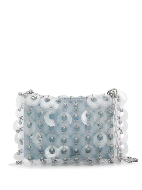 disk clutch bag by RABANNE