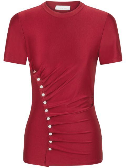 draped T-shirt by RABANNE