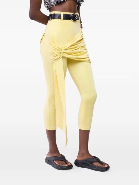 draped-detail trousers by RABANNE