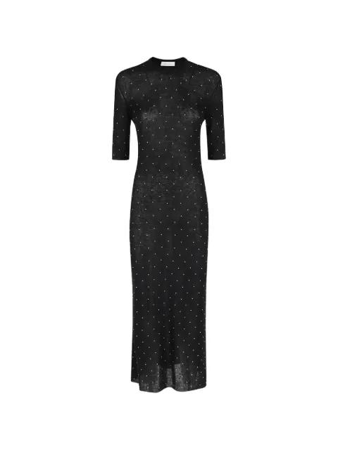 embellishment-detail maxi dress by RABANNE