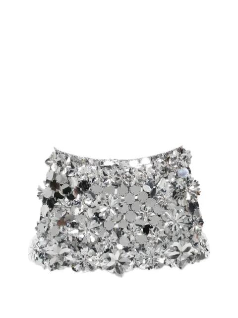 floral mini skirt by RABANNE