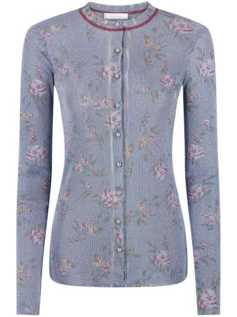 floral-print cardigan by RABANNE