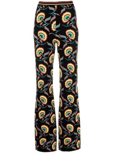 floral-print trousers by RABANNE