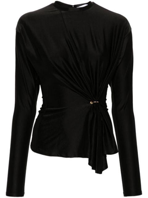 gathered-detail top by RABANNE