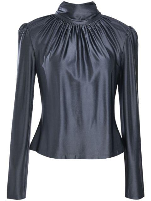 high-neck top by RABANNE