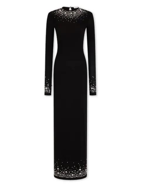 hotfix-embellishment maxi dress by RABANNE