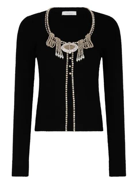 jeweled-embroidered cardigan by RABANNE