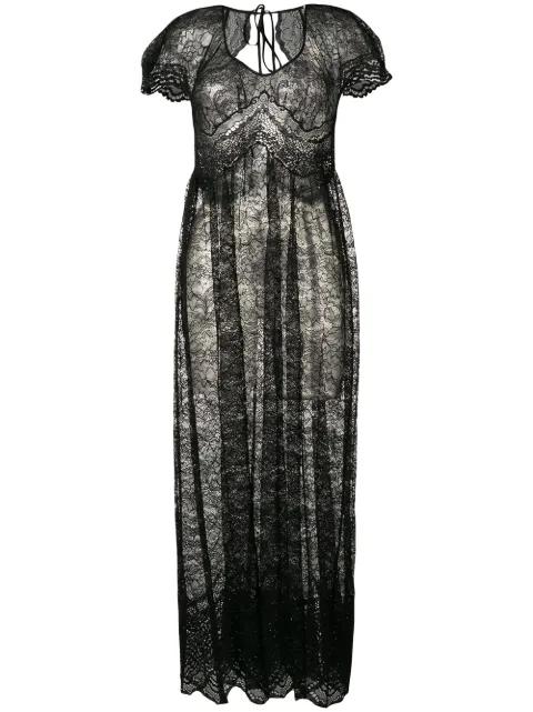 lace maxi dress by RABANNE