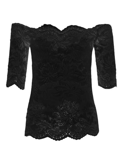 lace off-shoulder top by RABANNE