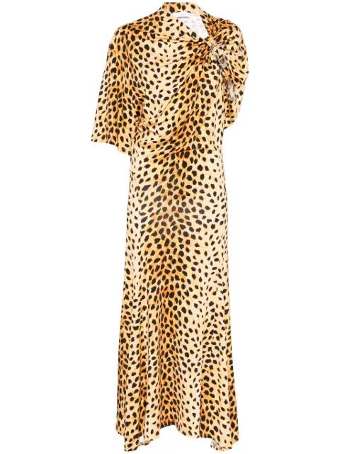leopard-print maxi dress by RABANNE