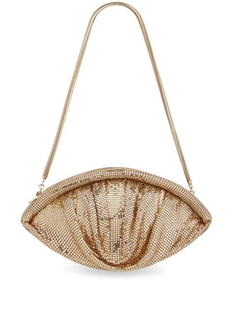 mesh evening clutch bag by RABANNE