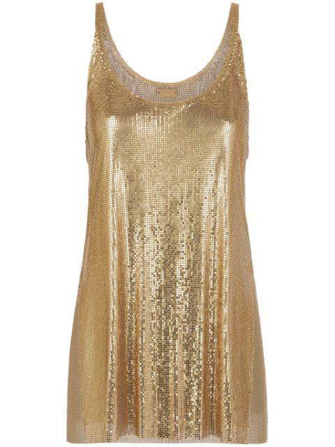 mesh tank top by RABANNE