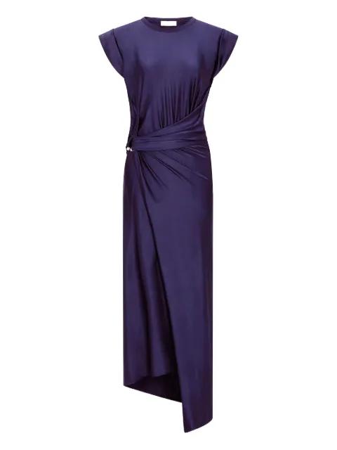 midi piercing-detail dress by RABANNE