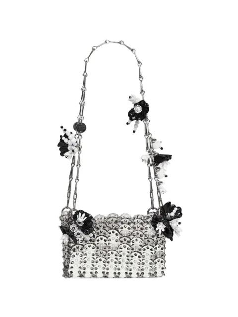 mini flower-embellished shoulder bag by RABANNE