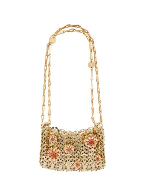 nano 1969 crystal-embellished shoulder bag by RABANNE
