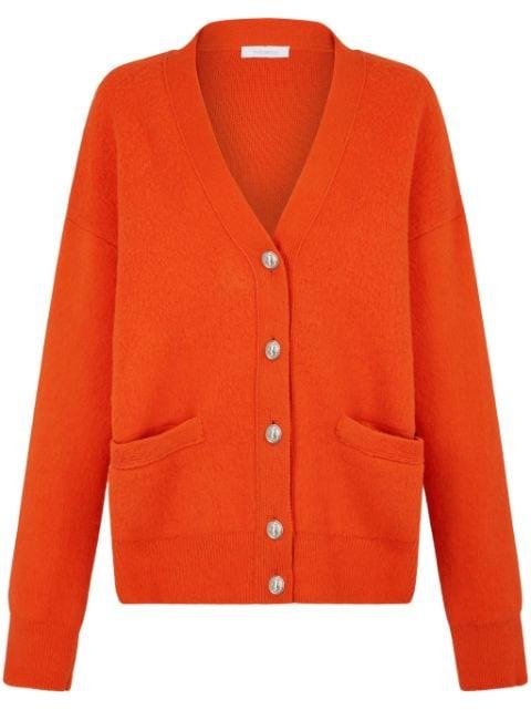 oversized wool cardigan by RABANNE