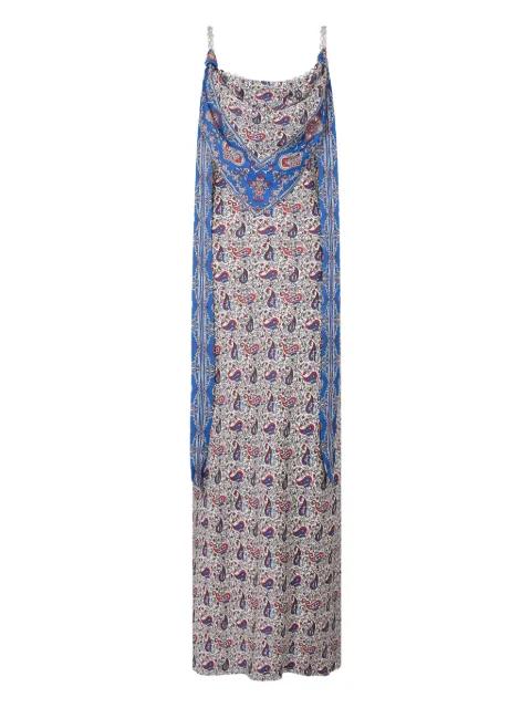 paisley-print maxi dress by RABANNE