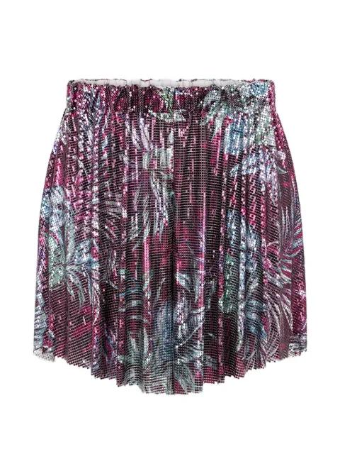 palm-tree-print shorts by RABANNE
