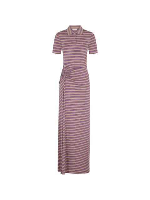piercing-detail maxi dress by RABANNE