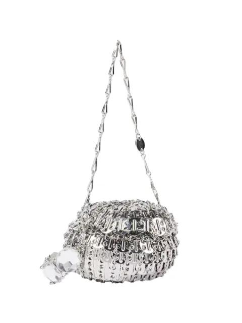 rhinestone-embellished sphere shoulder bag by RABANNE