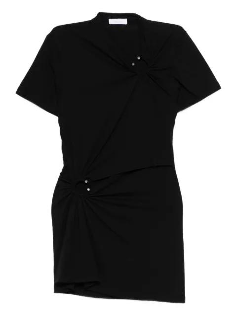 ring-detail mini dress by RABANNE