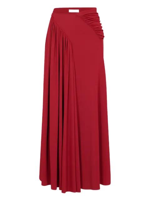 ruched maxi skirt by RABANNE