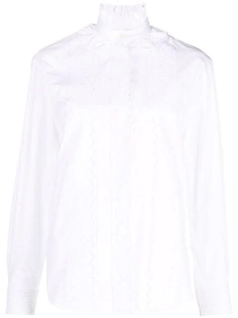 ruffled shirt by RABANNE