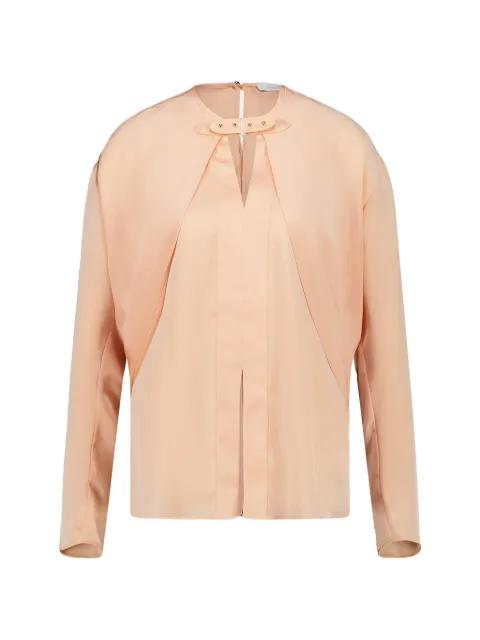 satin long-sleeves blouse by RABANNE