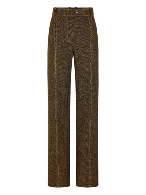 seam-detail tailored trousers by RABANNE