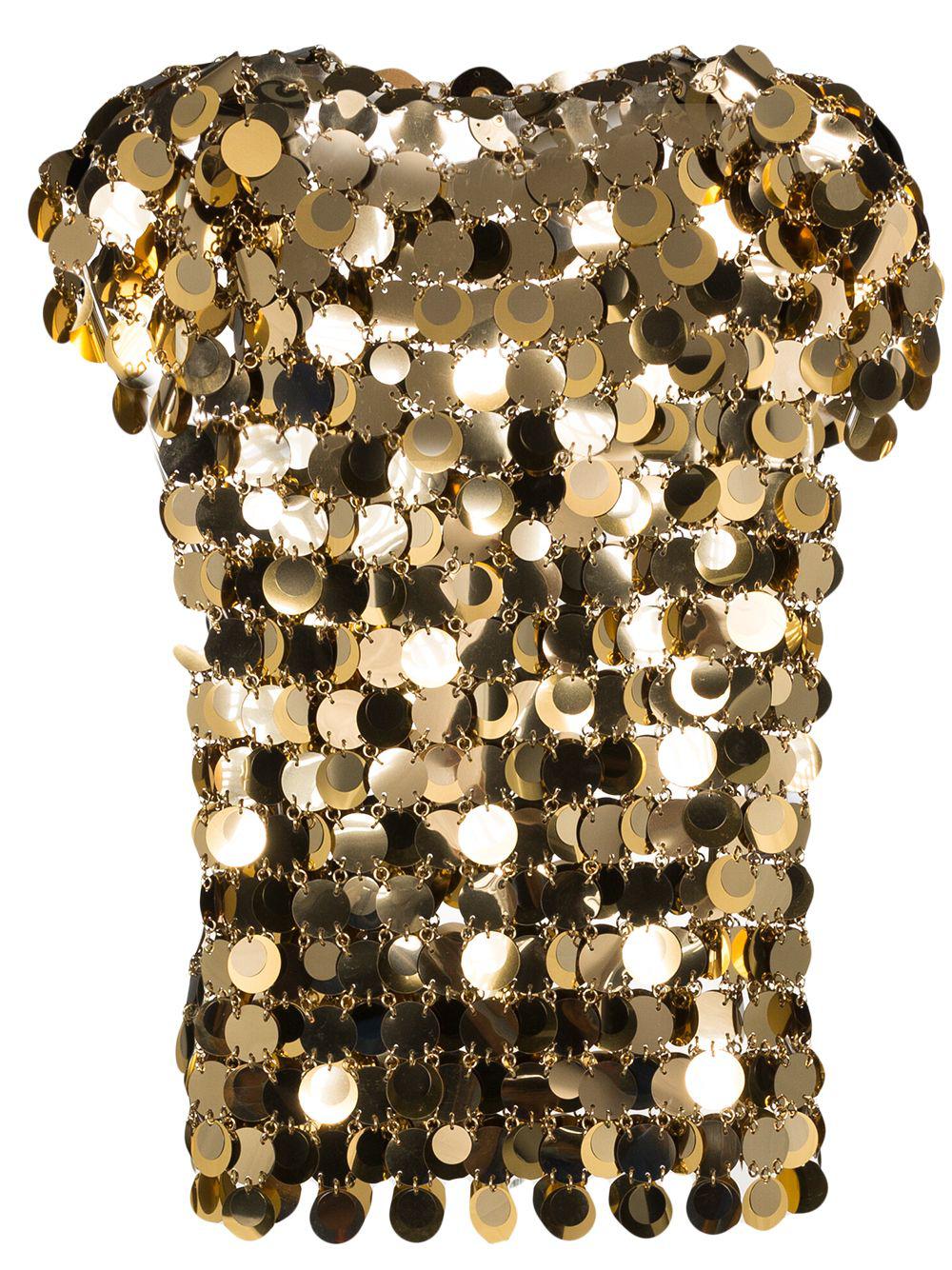 sequin chainmail T-shirt by RABANNE