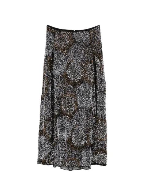 sequin-embellished maxi skirt by RABANNE