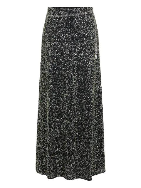 sequin-embellished maxi skirt by RABANNE
