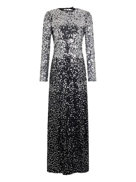 sequin ombre-effect long dress by RABANNE