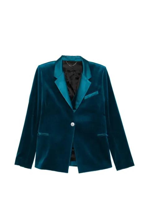 single-breasted velvet jacket by RABANNE