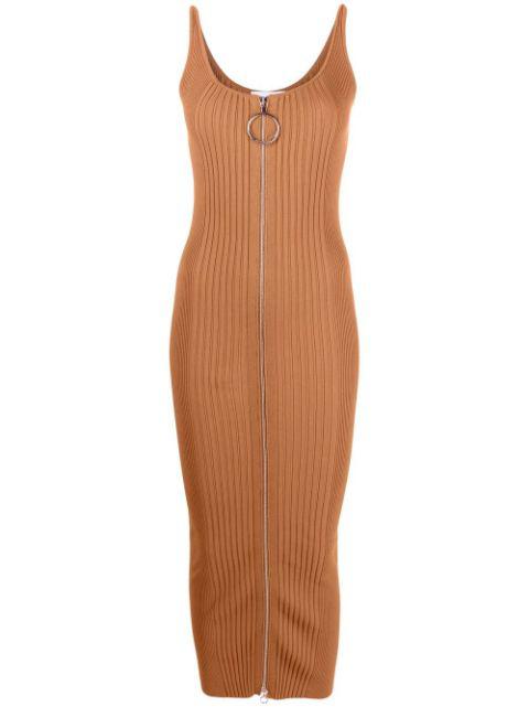 sleeveless knitted dress by RABANNE