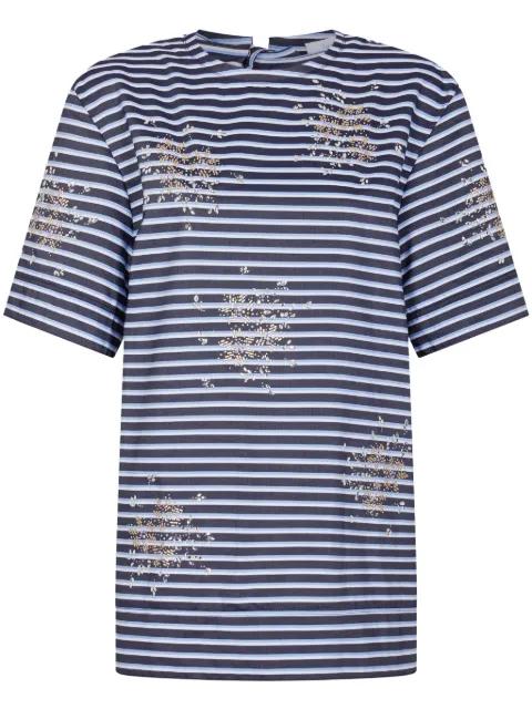striped T-shirt by RABANNE